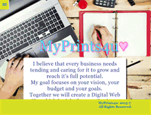 Tablet Screenshot of myprints4u.com